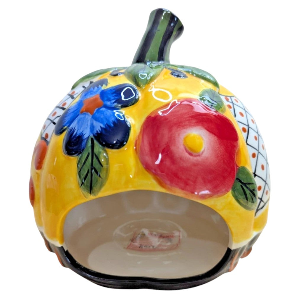 Talavara Pumpkin Tealight Candle House