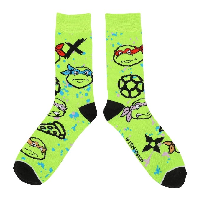 Teenage Mutant Ninja 5 Pair Men's Crew Socks