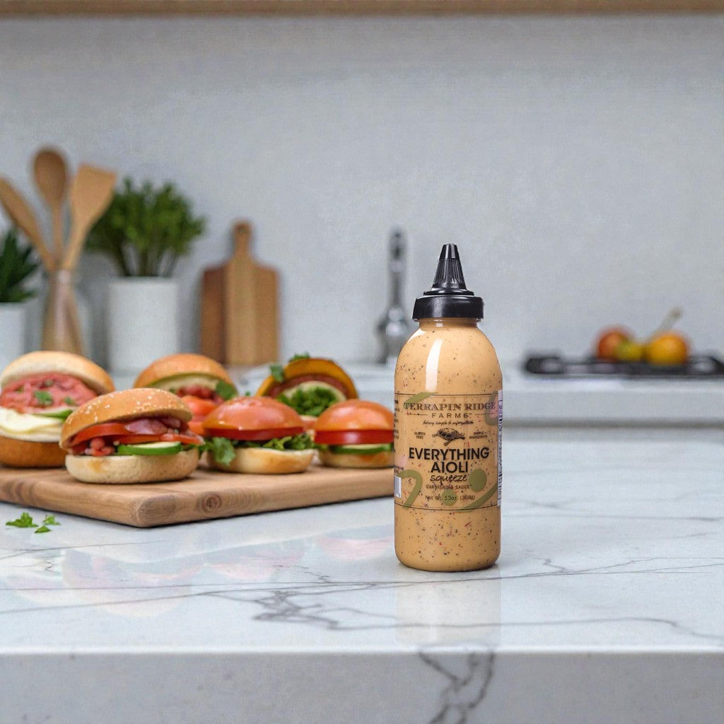 Terrapin Ridge Farms Everything Aioli Squeeze Garnishing Sauce 13 oz