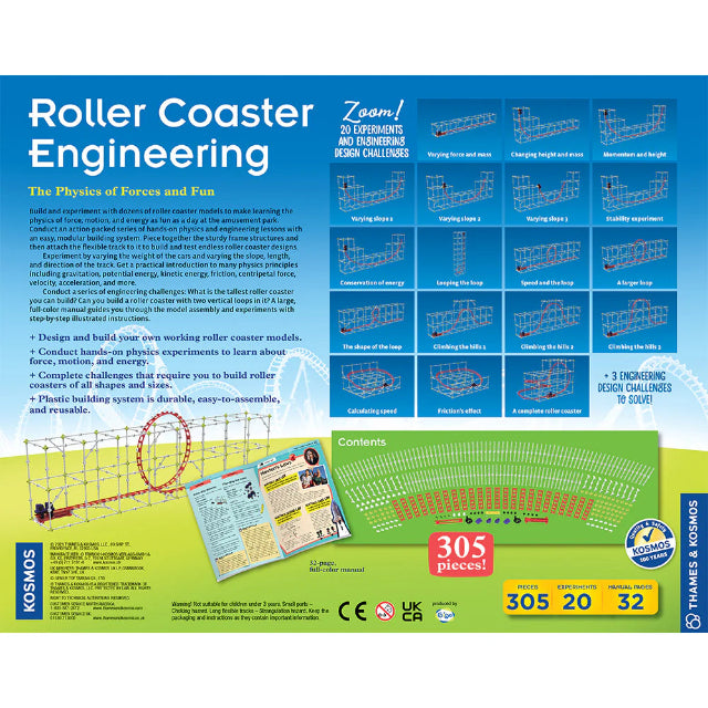 Thames & Kosmos Roller Coaster Engineering