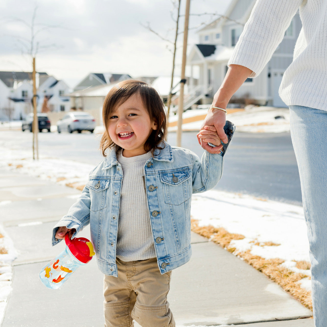 The First Years Cars Flip Top Straw Cup 10 oz