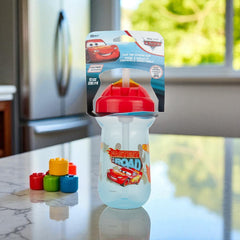 The First Years Cars Flip Top Straw Cup 10 oz