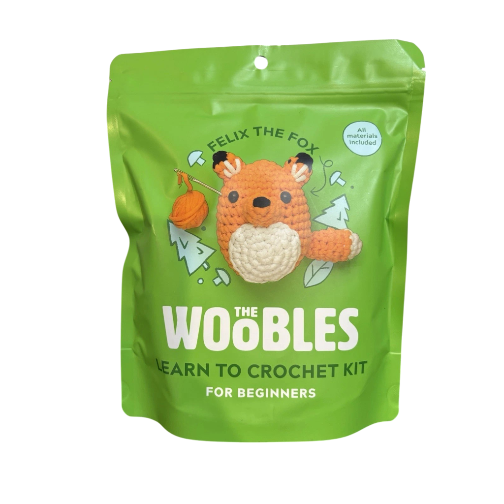The Woobles Beginner Crochet Kit | Felix the Fox