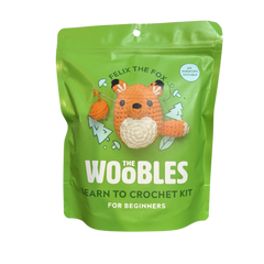 The Woobles Beginner Crochet Kit | Felix the Fox