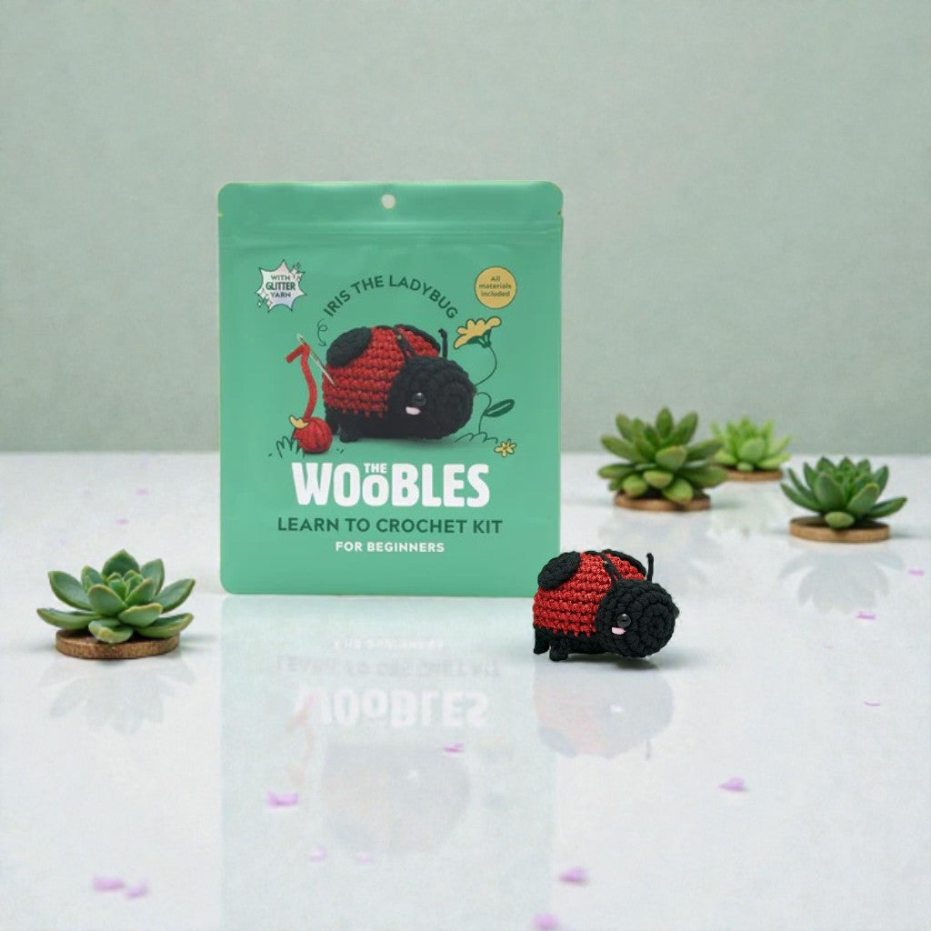 The Woobles Beginner Crochet Kit | Iris the Ladybug