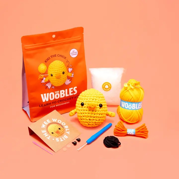 The Woobles Beginner Crochet Kit | Kiki the Chick