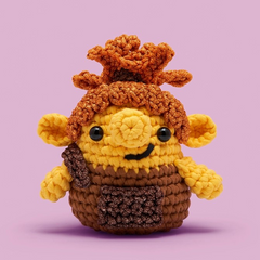 The Woobles Beginner Crochet Kit | Peat the Troll