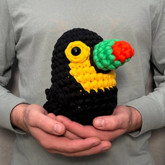 The Woobles Extra Squeezy Beginner Crochet Kit | Mango the Toucan