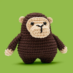 The Woobles Intermediate Crochet Kit | Coco the Ape