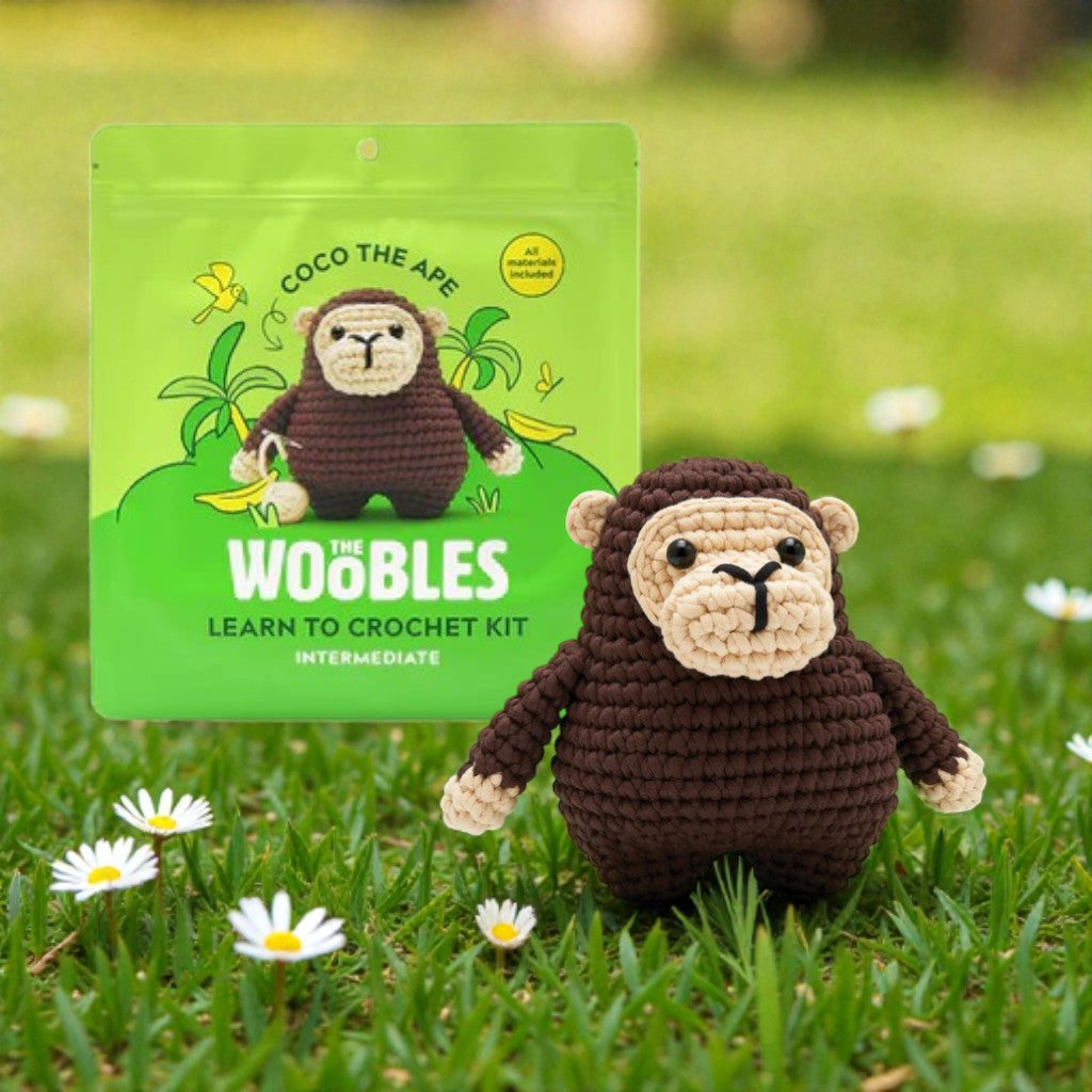 The Woobles Intermediate Crochet Kit | Coco the Ape