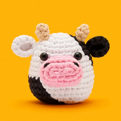 The Woobles Intermediate Crochet Kit | Lavender the Cow