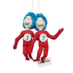 Thing 1 & Thing 2 Ornament | Handcrafted Felt Hanging Decor