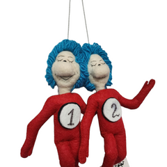 Thing 1 & Thing 2 Ornament | Handcrafted Felt Hanging Decor