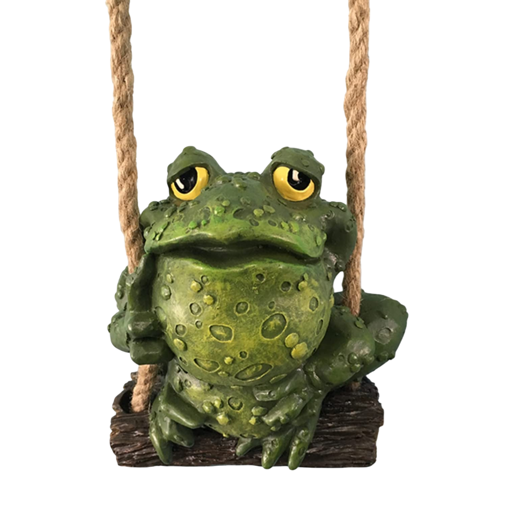 Toad Garden Figurine Hanging Decor