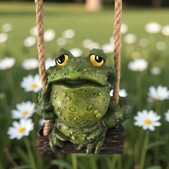 Toad Garden Figurine Hanging Decor