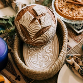 Toasty Oval Bread Basket | Terracotta Insert