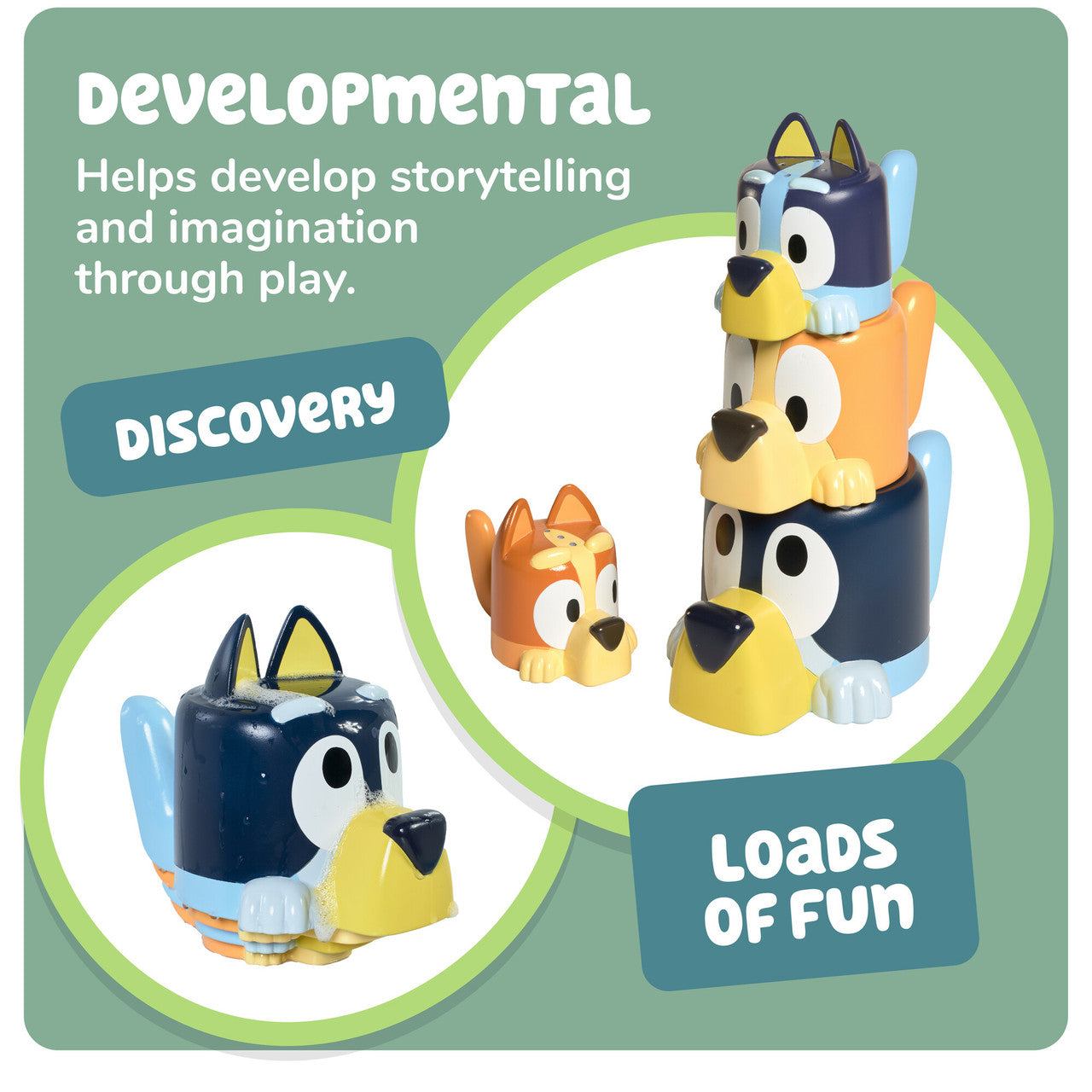 Toomies Bluey Family Pourers