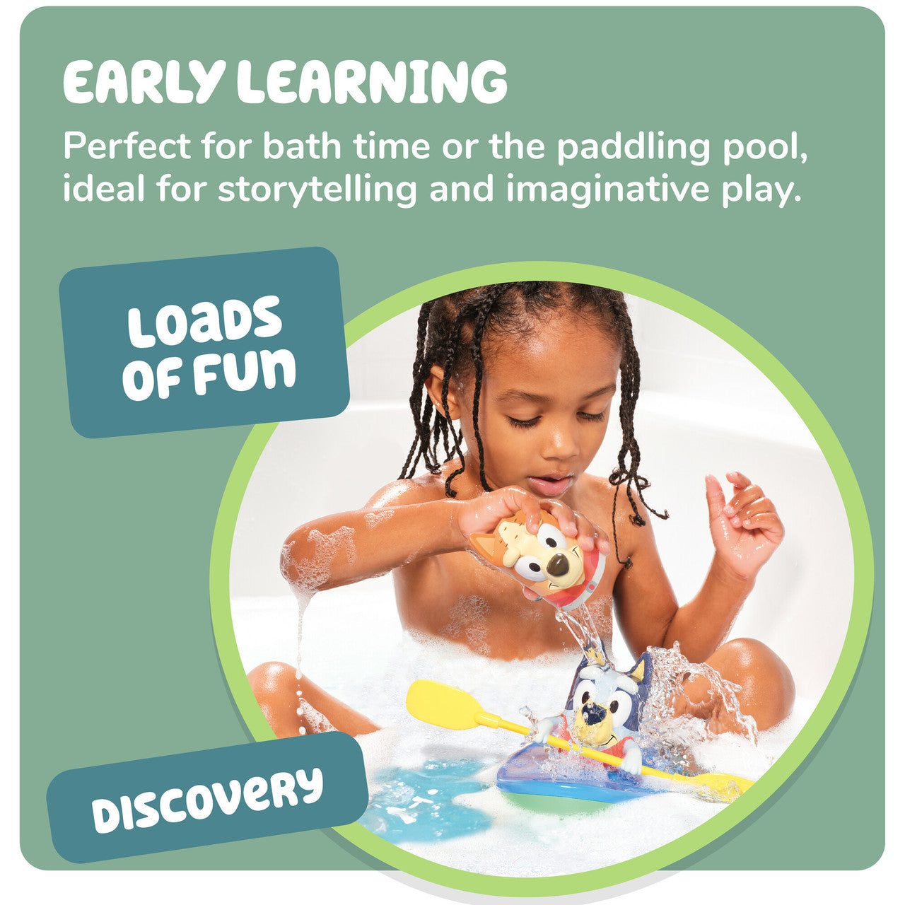 Toomies Bluey Pull and Go Canoe