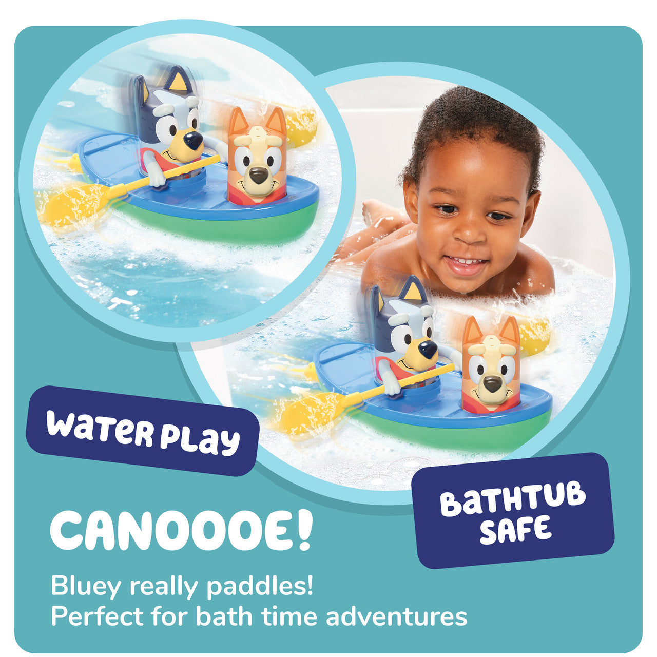 Toomies Bluey Pull and Go Canoe