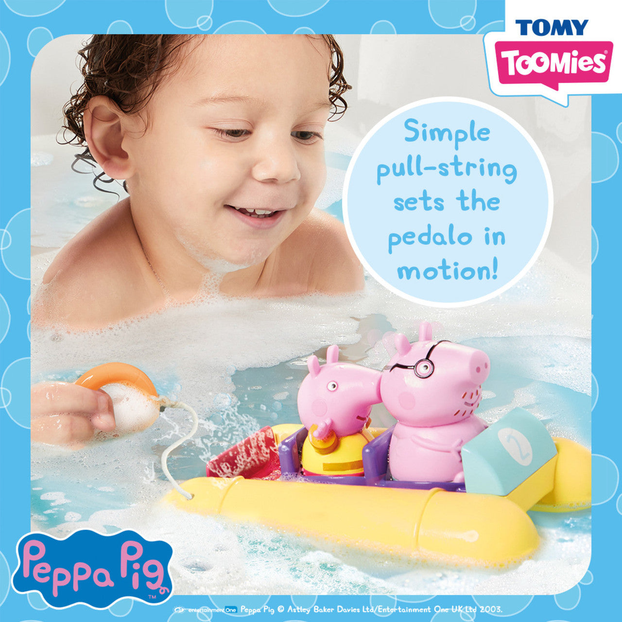 Toomies Peppa Pig Pull & Go Pedalo