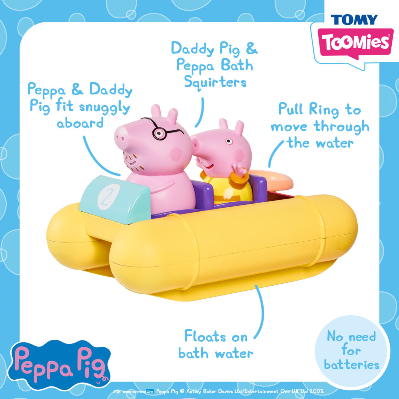 Toomies Peppa Pig Pull & Go Pedalo
