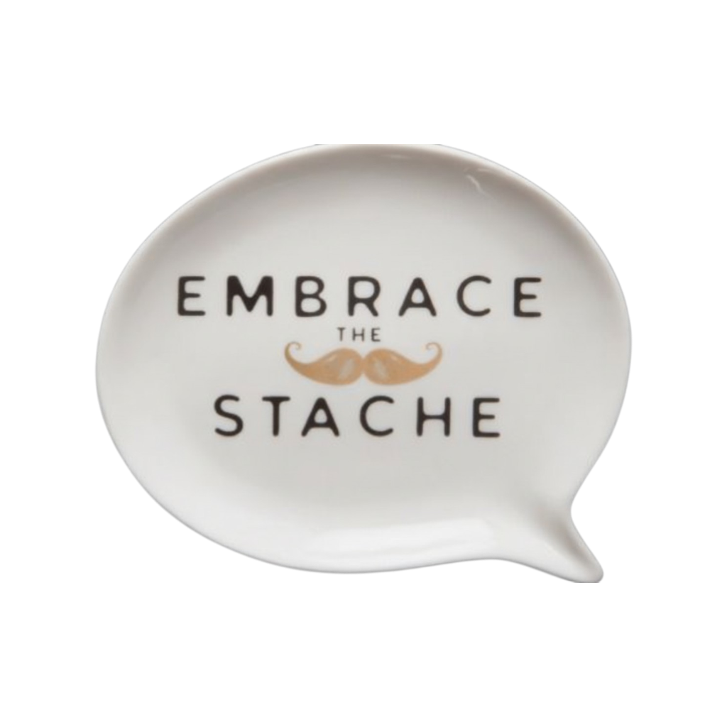 Trinket Coin Dish for Men | Embrace the Stache