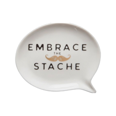 Trinket Coin Dish for Men | Embrace the Stache