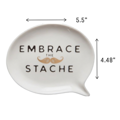 Trinket Coin Dish for Men | Embrace the Stache