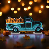 Truck with Pumpkin Infinity Light 35"L x 16"H