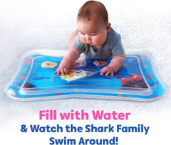 Tummy Time Water Filled Baby Play Mat Pink Fong Baby Shark Undersea Curiosity