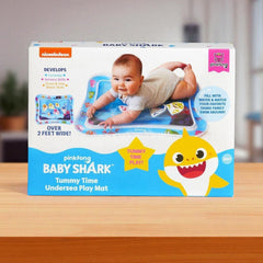 Tummy Time Water Filled Baby Play Mat Pink Fong Baby Shark Undersea Curiosity