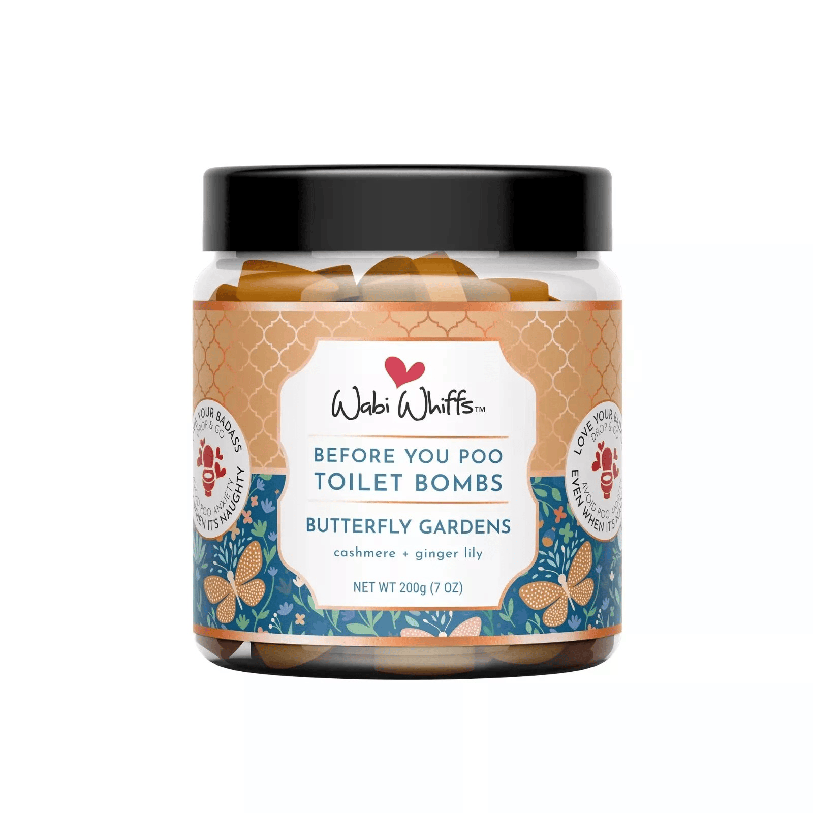 Wabi Whiffs Toilet Bombs Bathroom Deodorizer Fizzing Love Bombs 60 Ct