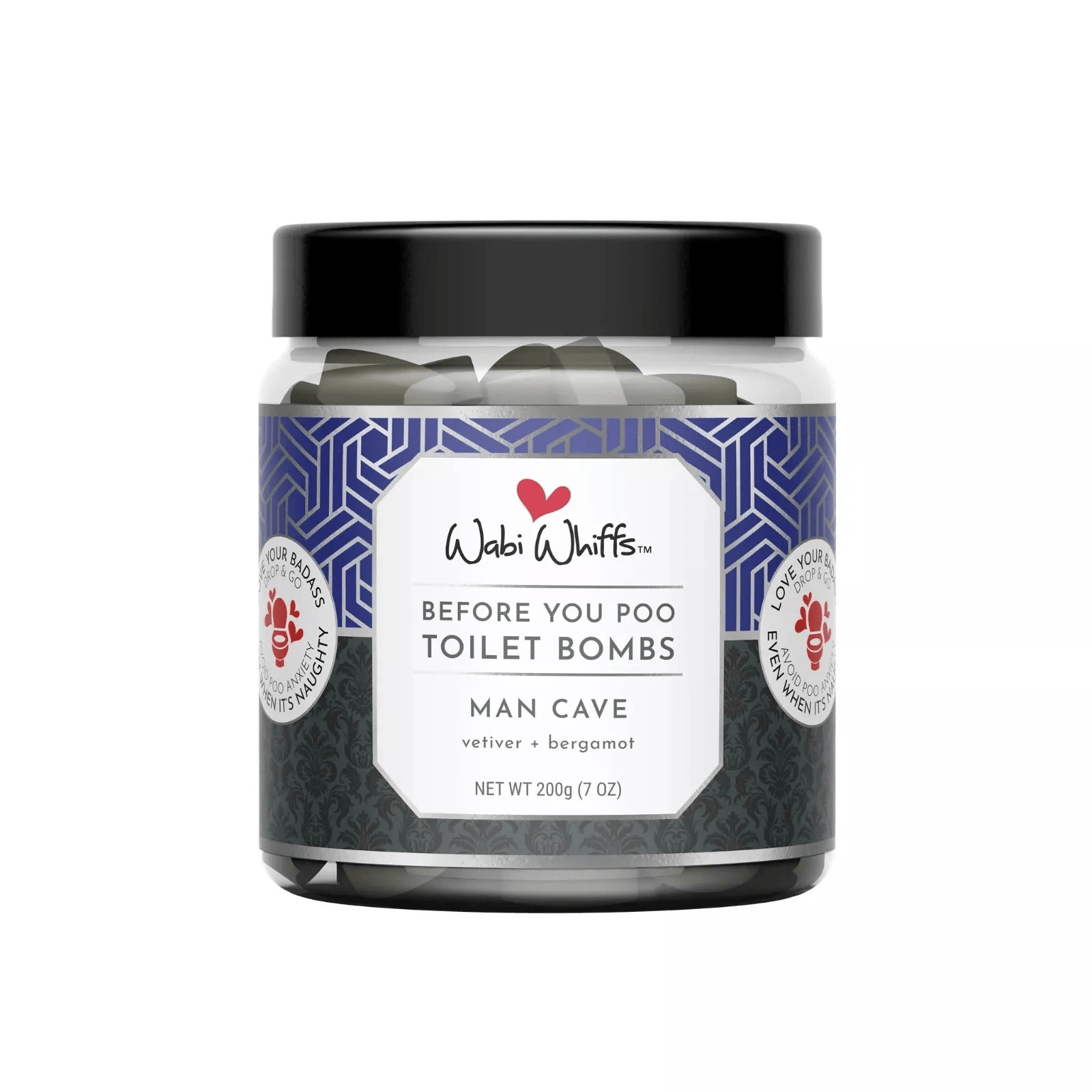 Wabi Whiffs Toilet Bombs Bathroom Deodorizer Fizzing Love Bombs 60 Ct