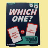 Which One? The Game of Impossible Choices Family Fun Game Night - 50 Cards