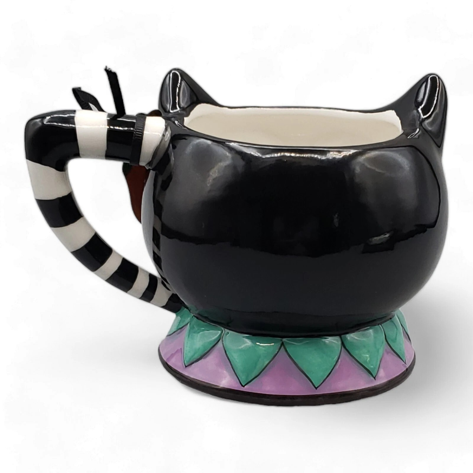 Whimsical Black Cat Mug