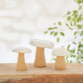 Wild Mushrooms Figurine Set