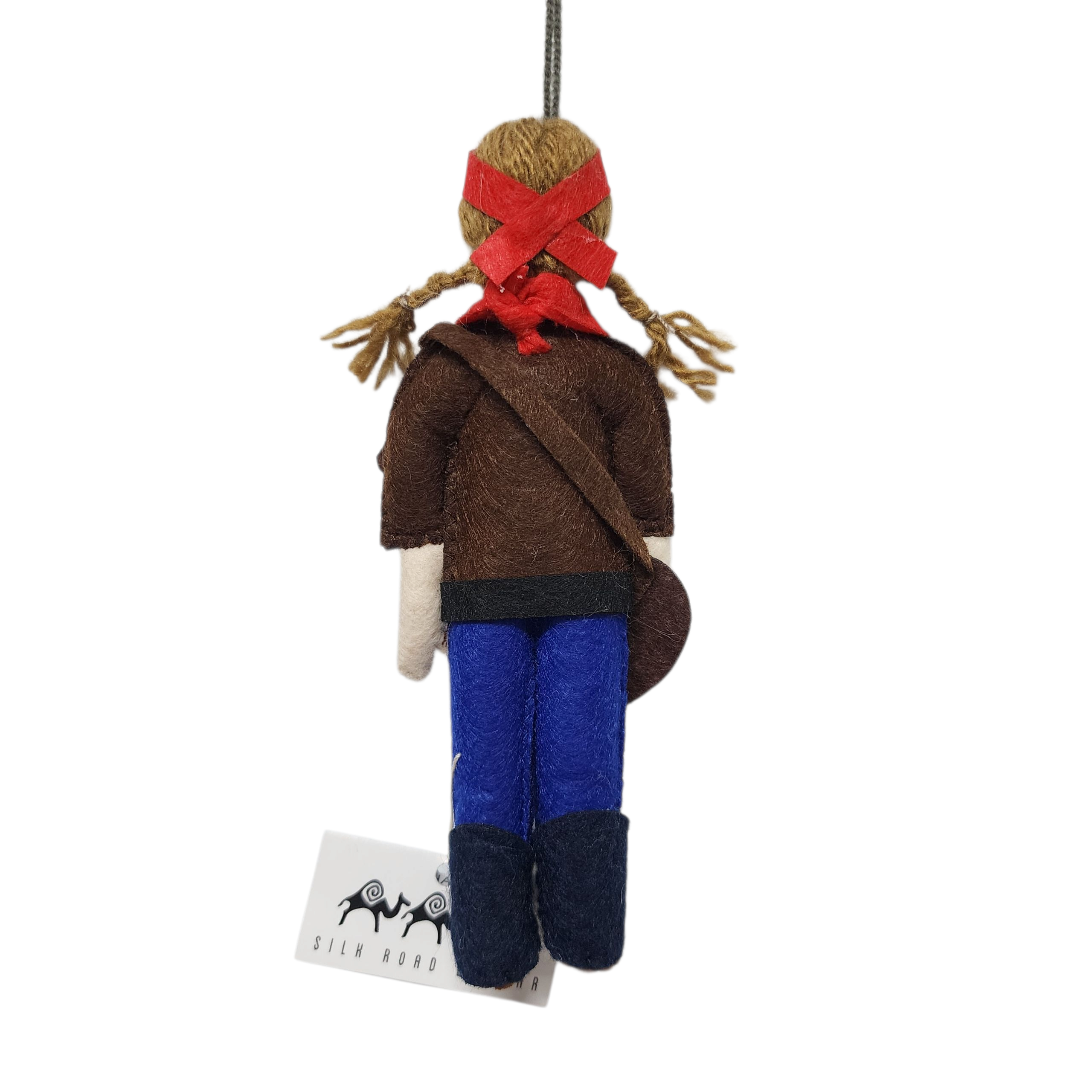 Willie Nelson Ornament | Handcrafted Felt Hanging Decor
