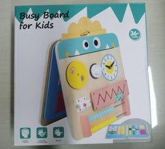 Wooden Busy Board for Toddlers