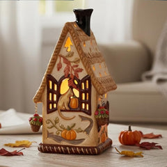 Autumn Cottage Candle House