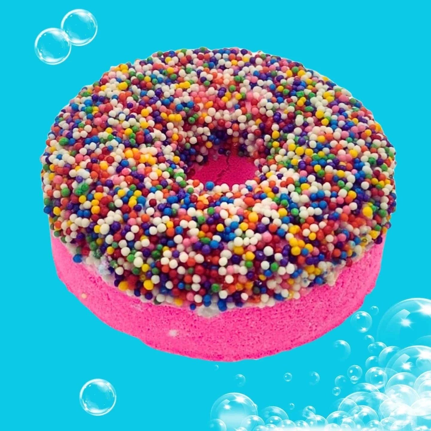 garb2ART Donut Bath Bomb Collection | Fun & Fruity Scented Bath Fizzies