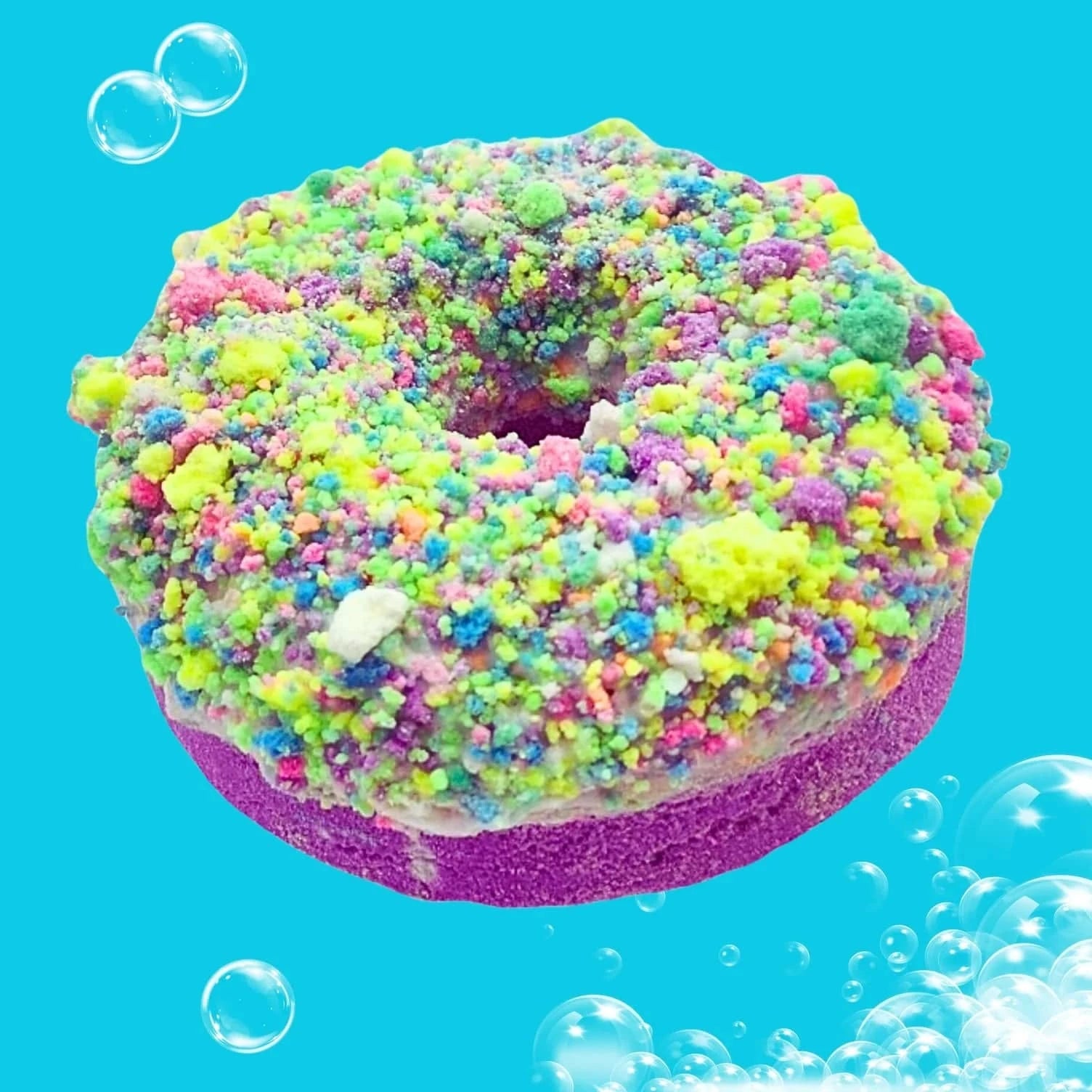 garb2ART Donut Bath Bomb Collection | Fun & Fruity Scented Bath Fizzies