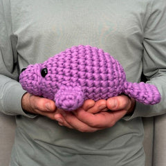 The Woobles Extra Squeezy Beginner Crochet Kit | Phyllis the Manatee