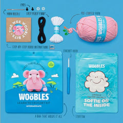 The Woobles Intermediate Crochet Kit | Lulu the Elephant