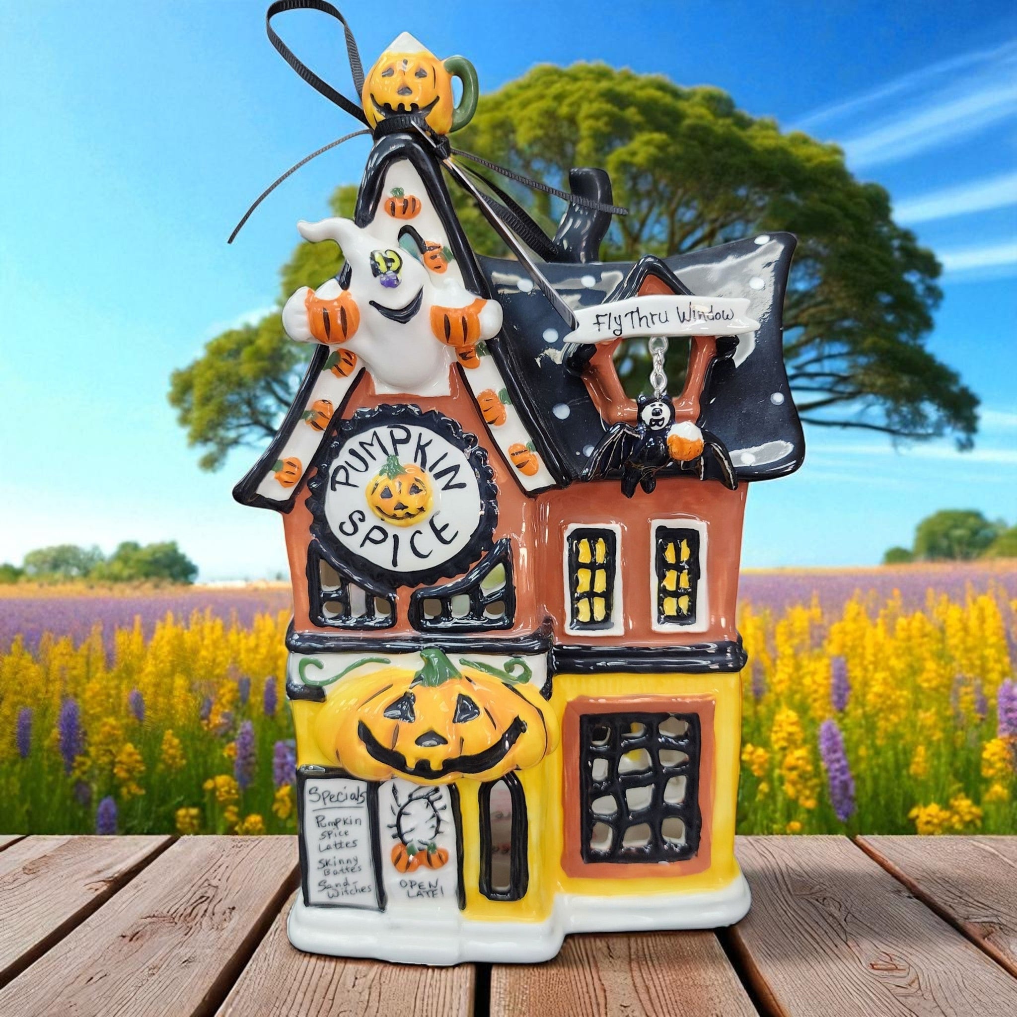 Halloween Candle Houses