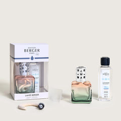Ice Cube Peach & Green Lamp Gift Set by Maison Berger