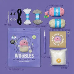 The Woobles Beginner Crochet Kit | Miles the Firefly
