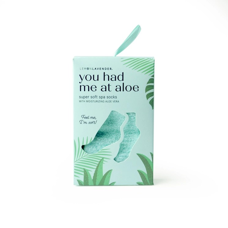 Aloe Infused Spa Socks