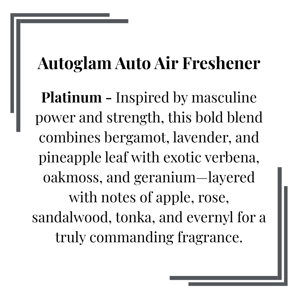 Autoglam Auto Air Freshener | Platinum
