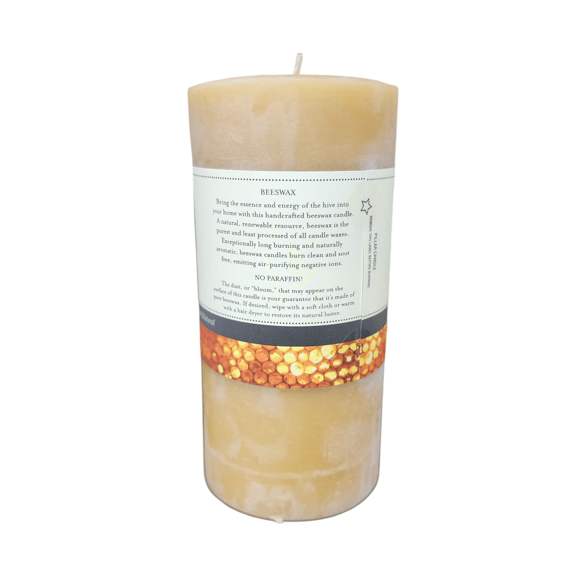 Beeswax Pillar Candle