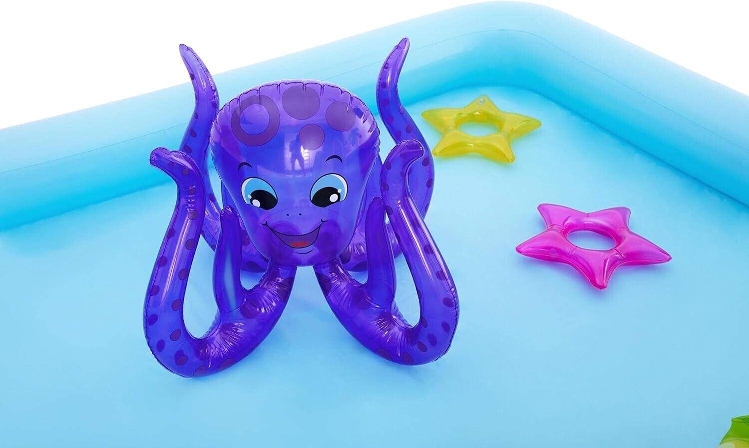 Bestway H2O Go Fantastic Aquarium Play Center Pool Set Slide Sprinkler Ages 2+